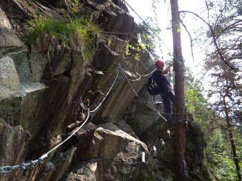 Ferrata di Covarey_attacco (33396 bytes)